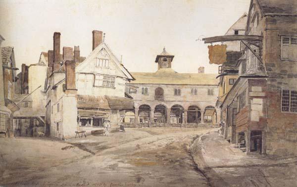 Cornelius Varley Ross Market Place,Herefordshire a sketch on the spot (mk47) France oil painting art